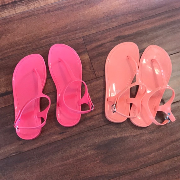 girls plastic sandals